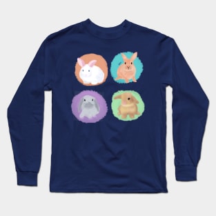 The cutest baby bunnies Long Sleeve T-Shirt